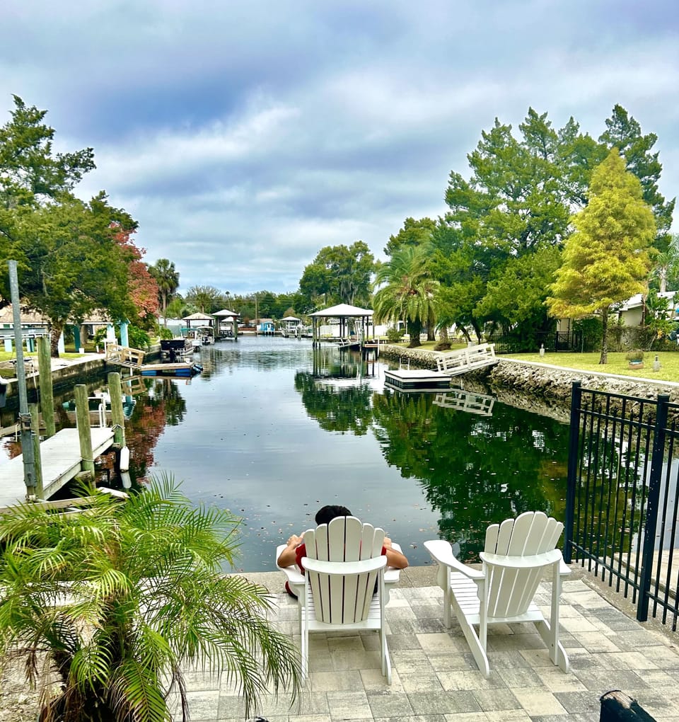 Beautiful view from spacious corner lot