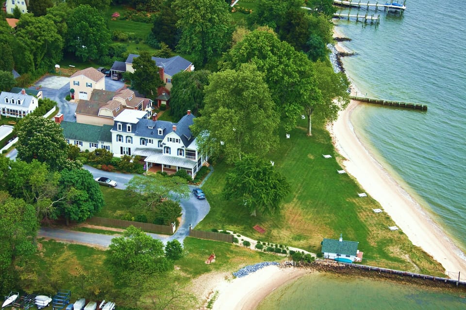 Your Town View vacation rental is located in the upper left corner.