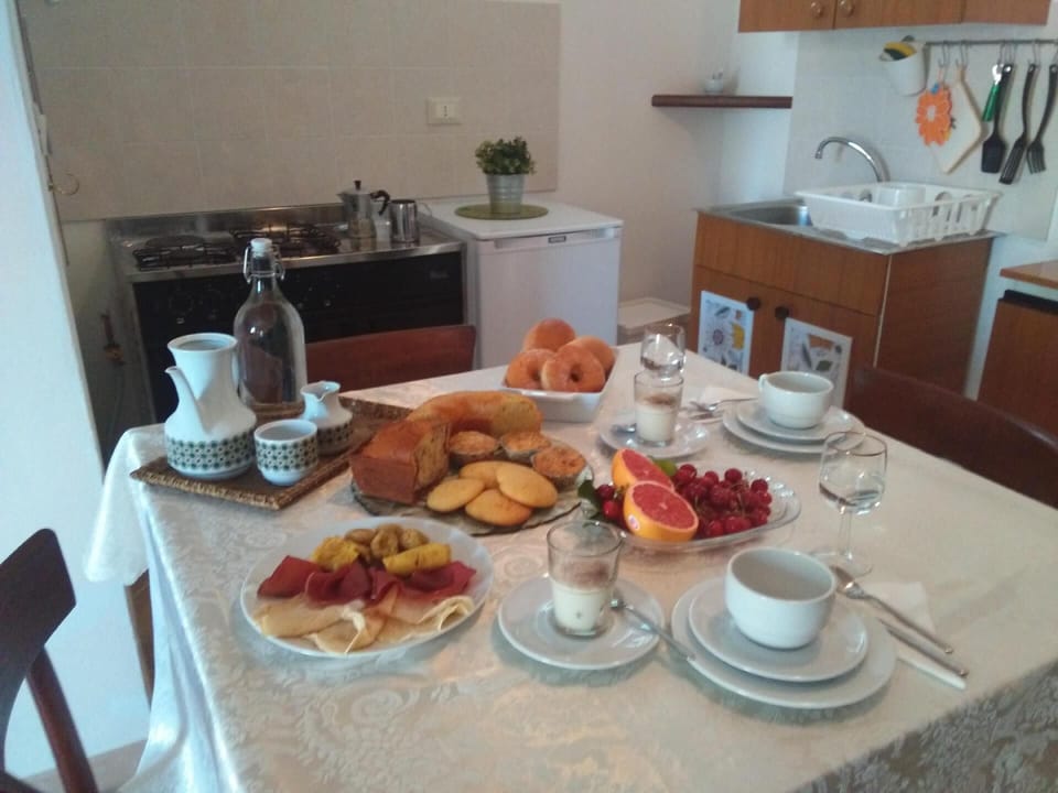 Living area. Private kitchen area - Sweet and/or savory breakfasts available