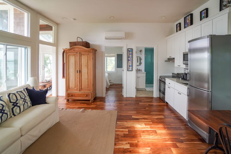Guest House Living and Kitchen area
