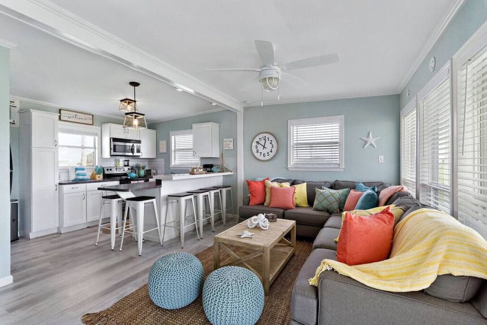 This is the main living room area of the home