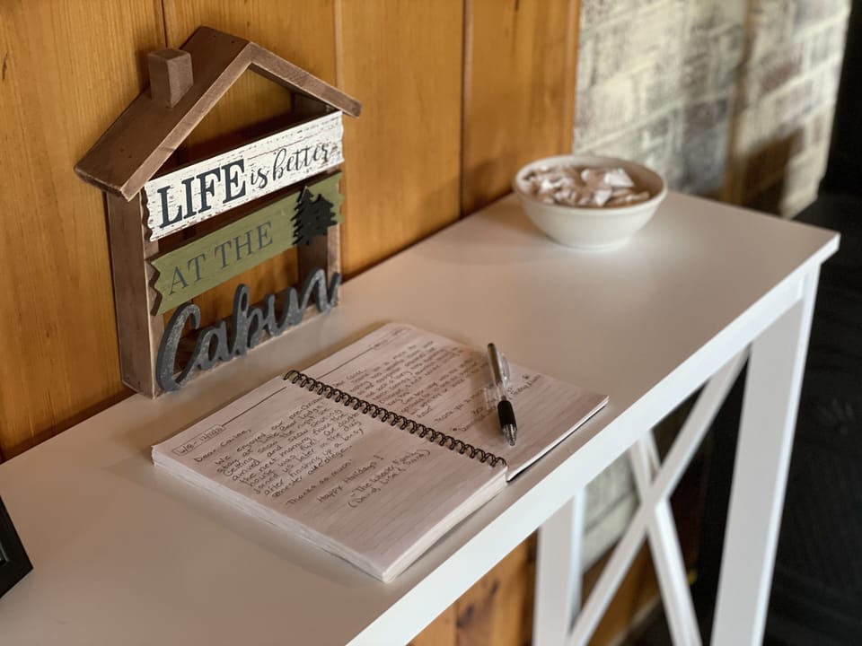 Don't forget to sign our guest book & read what others loved about the area!