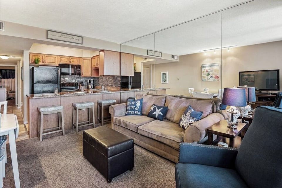 Relax in the comfortable living room