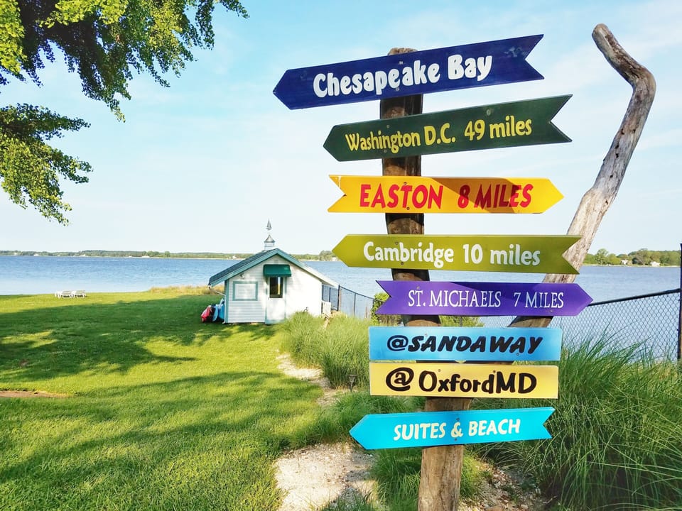 We are centrally located for exploring the Eastern Shore. Plus we are in Oxford!