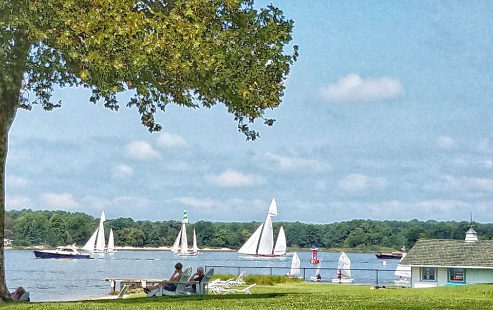 There is usually a nice breeze down by the water.
