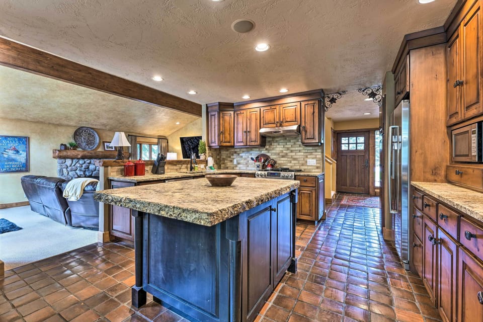 Let your inner chef shine in this gourmet kitchen.