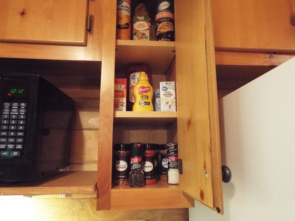 Basic spices and condiments included