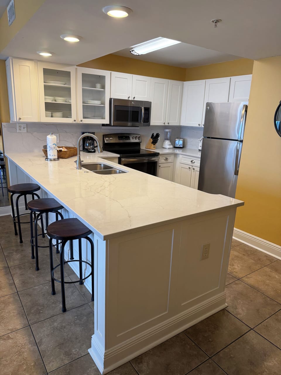 Fully stocked kitchen