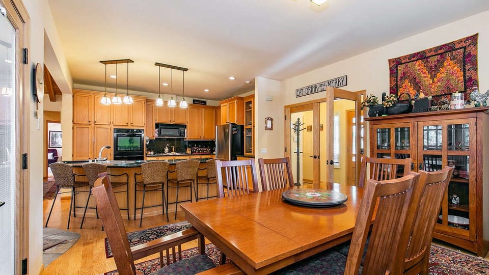 Formal dining table