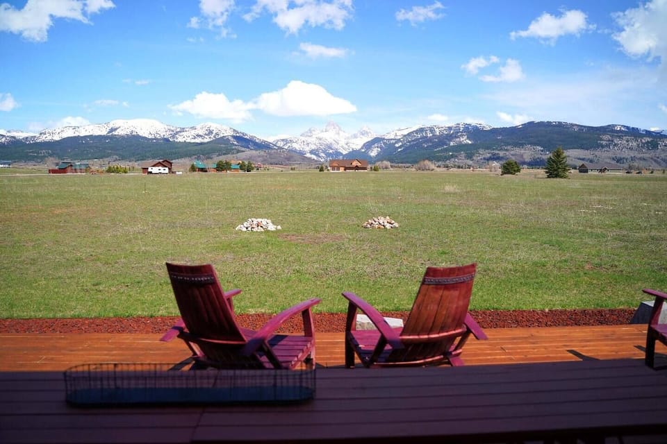 You should be enjoying the views from these chairs - send the kids downstairs and enjoy a little one on one time.