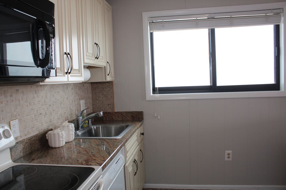 Ocean views from kitchen