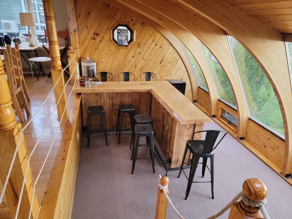 Sunset lounge new in 2021, have a drink with amazing lake views