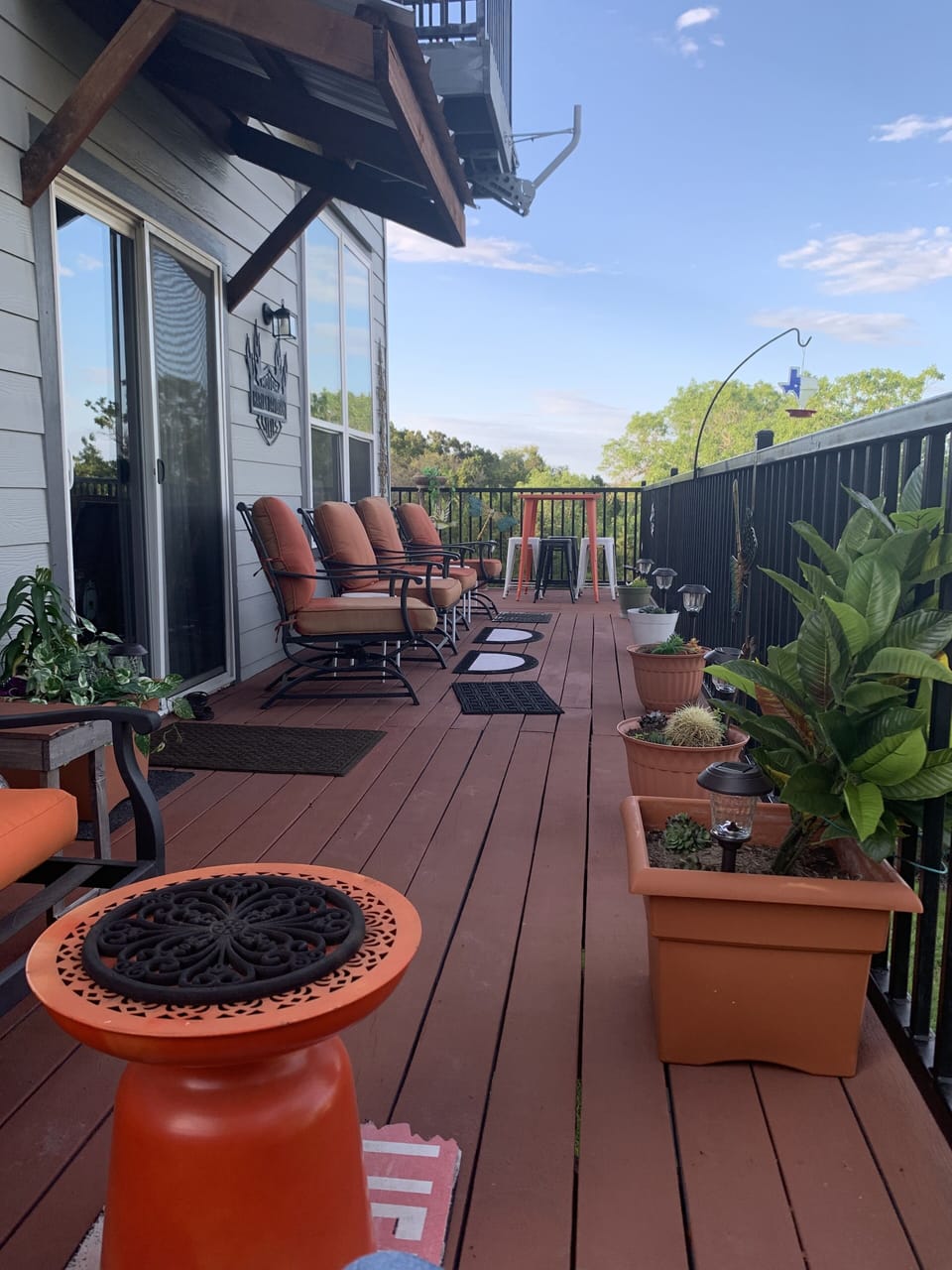 Spacious Patio with awesome views!