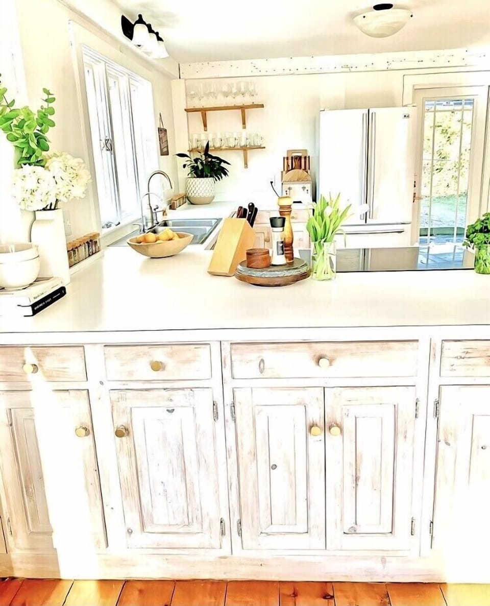 View of kitchen area - complimentary salt/pepper and spices