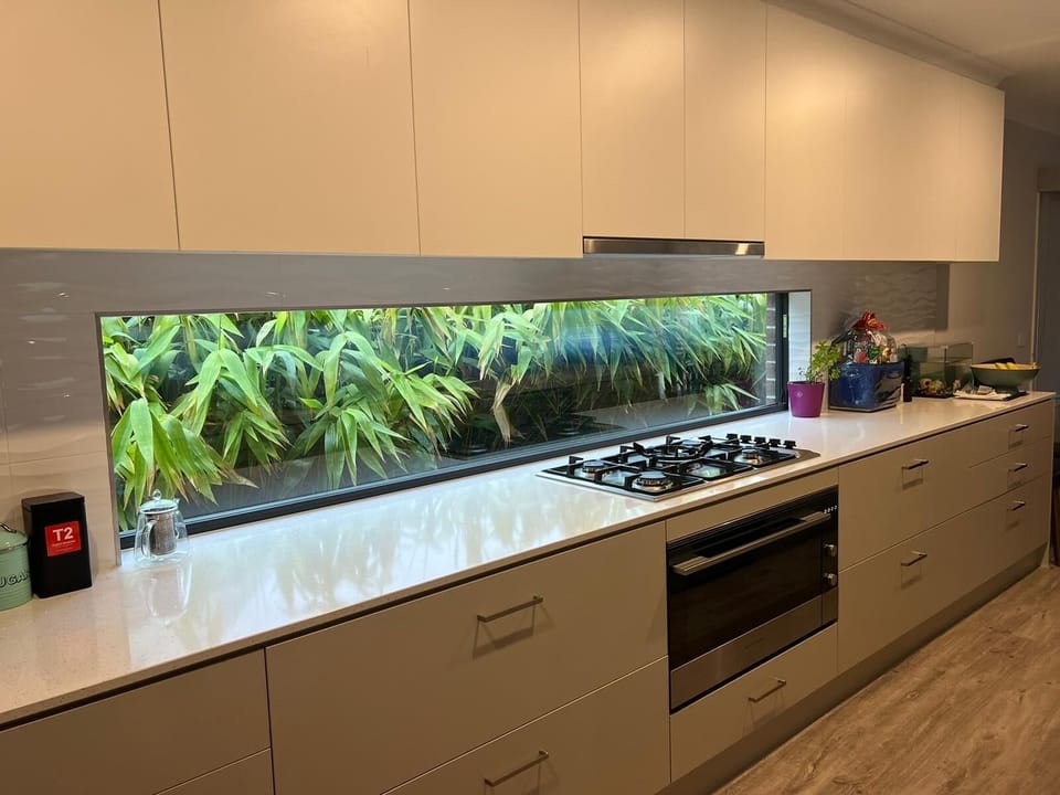 Great space to cook, large stove and oven. 