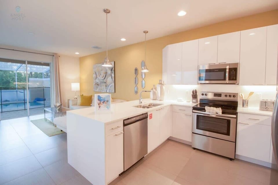 Fully equipped kitchen with everything needed for home-cooked meals.
