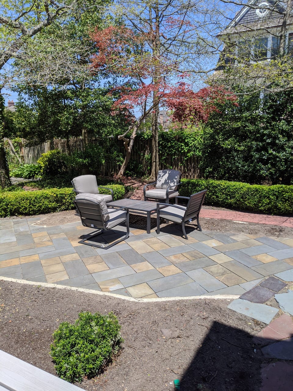 Plenty of backyard space