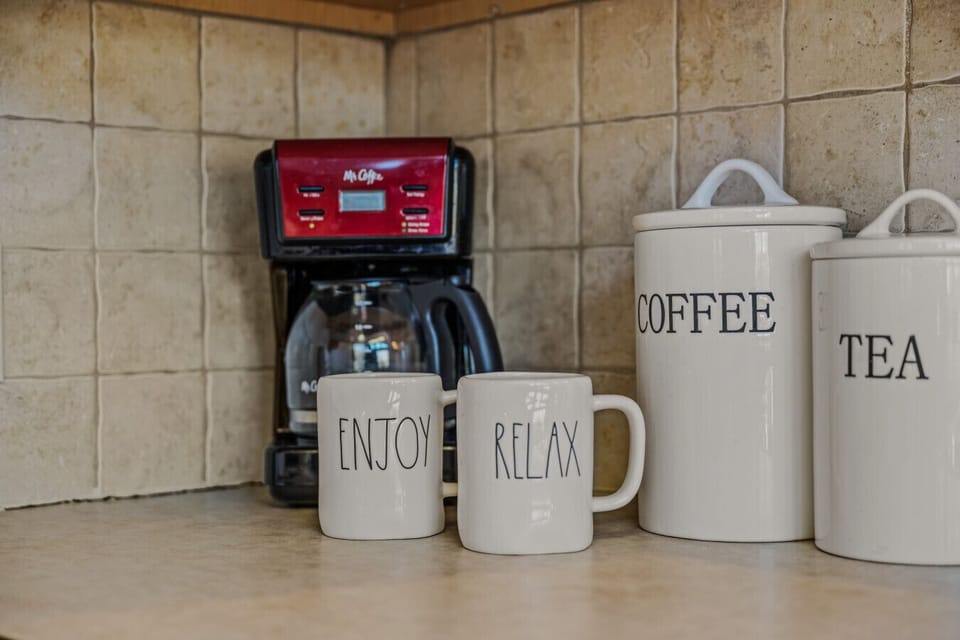 Enjoy a hot beverage
