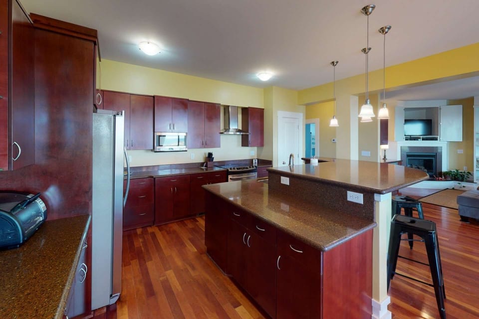 Plenty of space for cooking large meals with all the tools you need in this kitchen!