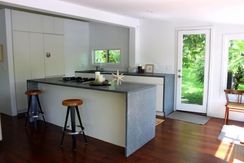 sun filled kitchen
