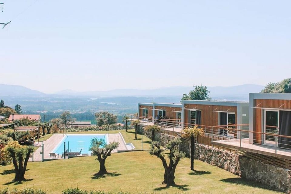 Property building and swimming pool