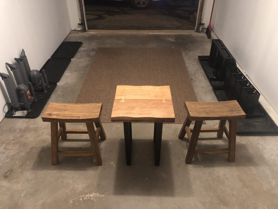 Ski storage garage
