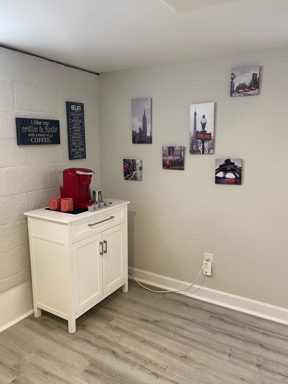 Downstairs coffee bar
