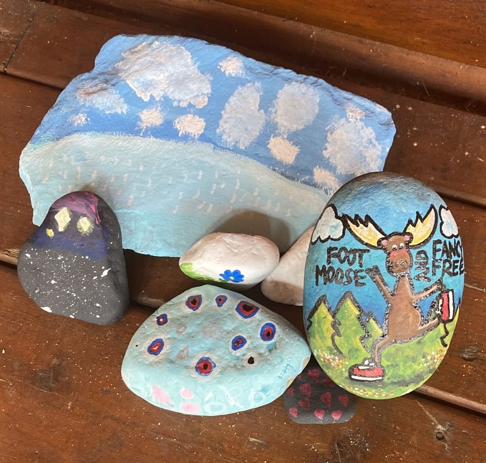 Thank you guests for your very creative gifts from the river! 
