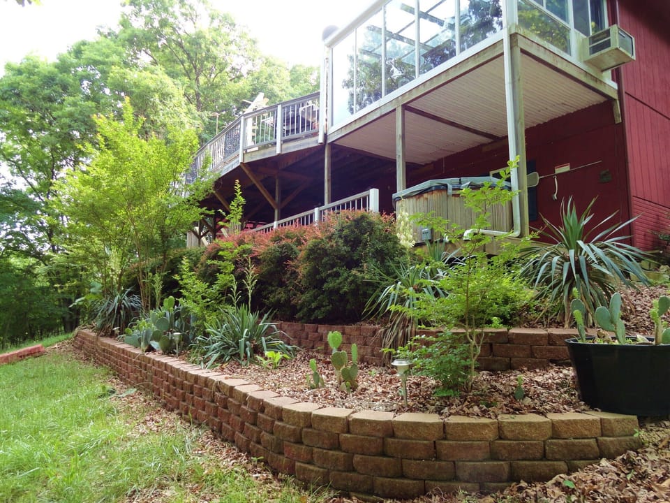 Lower Level is accessible through the lower deck at back of home. 