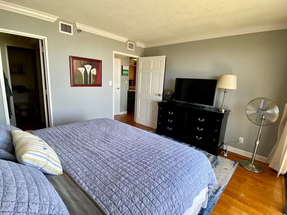 Bedroom with TV