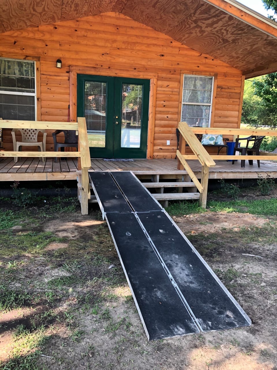 Portable handicap ramp