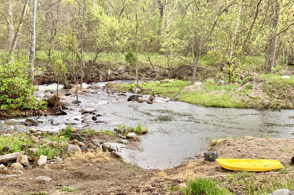 View from the back deck off the house.