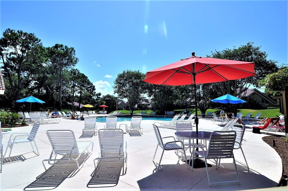 Relax at the communal pool just minutes from the Villa