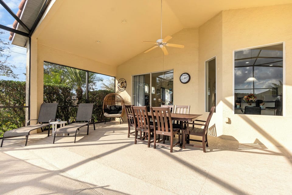 Private Pool with Spacious Covered Patio.