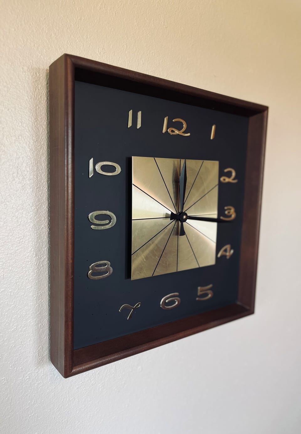 Mid century bedroom clock. 