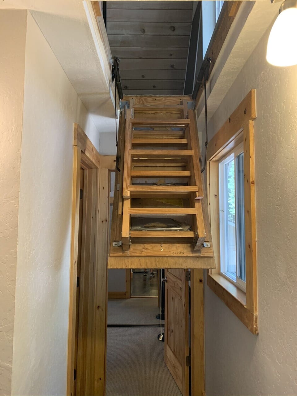 Pull down stairs leading to 3rd level loft