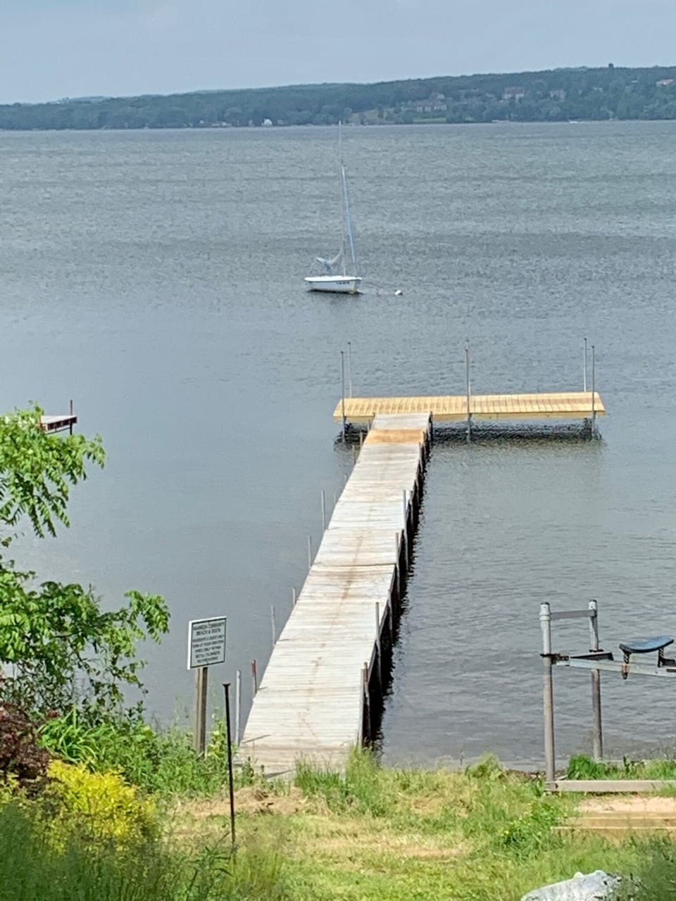 Community Dock a 5-7 min walk from home. Can store kayaks here during stay.