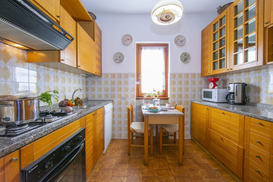 Kitchen and dining area