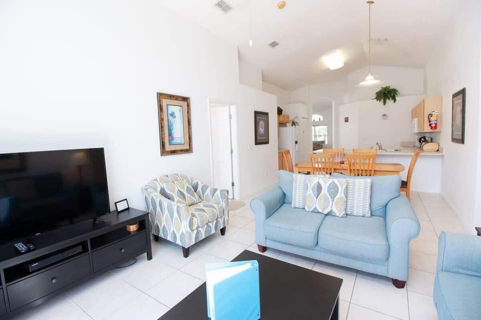 Open-concept living and TV room, perfect for quality time together.