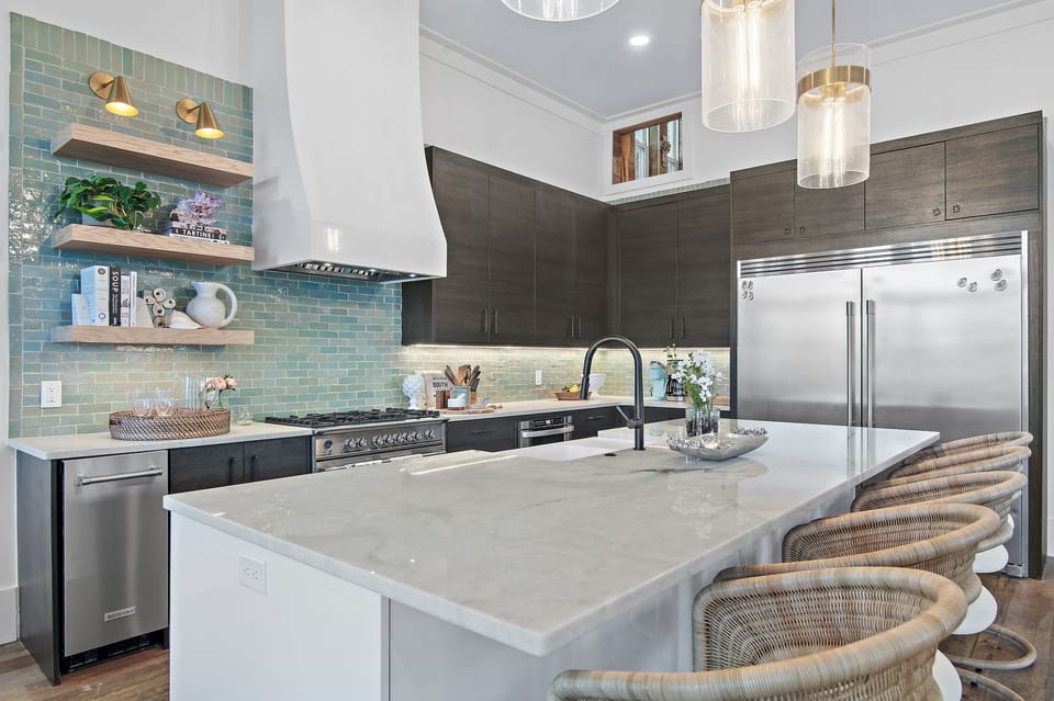 Brown Eyed Girl - Seagrove Beach - First Floor - Living, Dining, and Kitchen Area