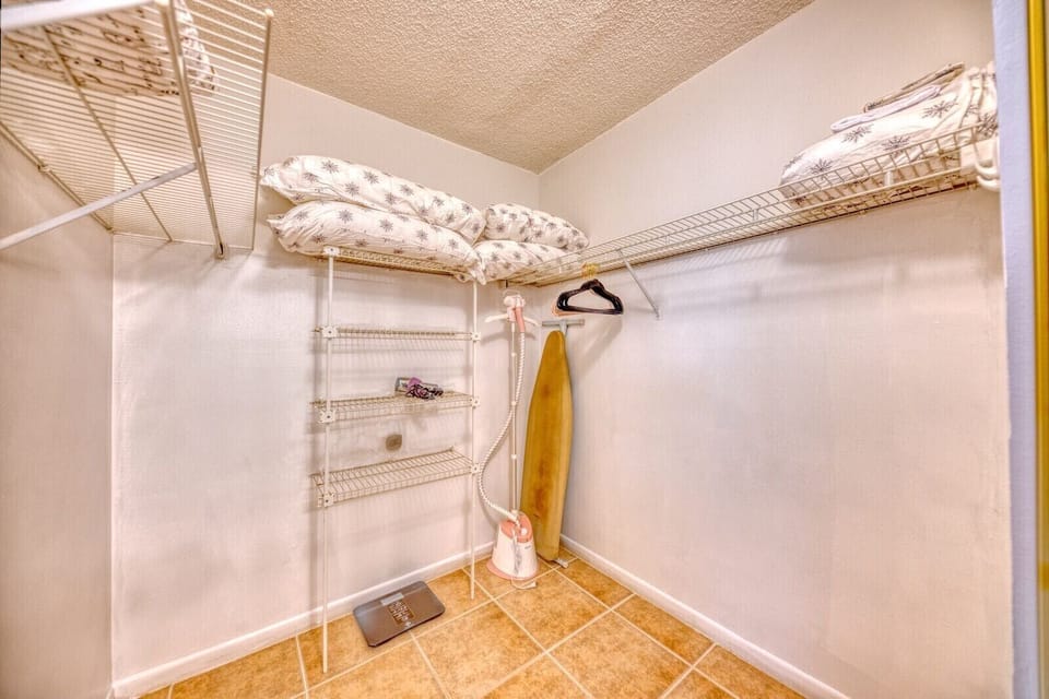 Walk in closet in the Master bedroom 