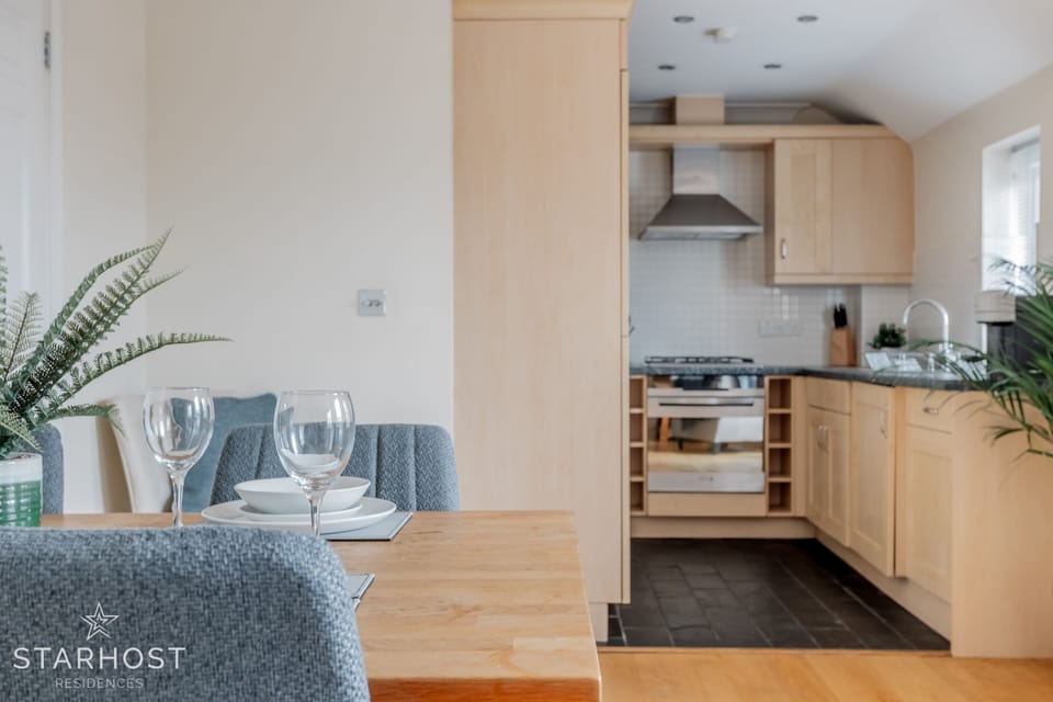 The Dining area is close to the kitchen making it efficient for everyday use