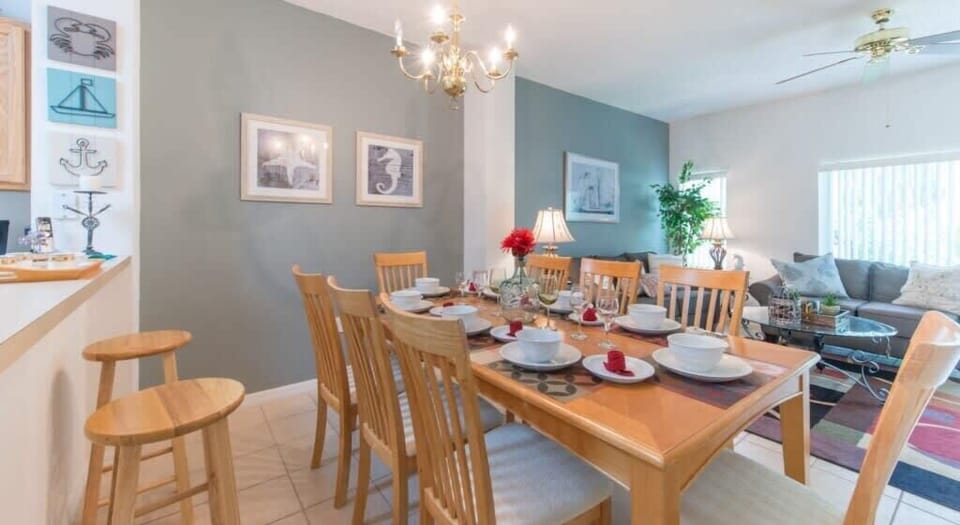 Gather around the table and enjoy delicious meals.