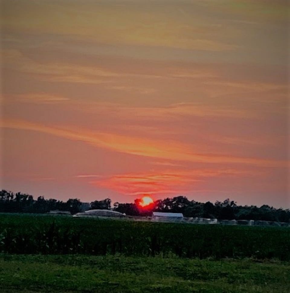 Beautiful sunsets from May to September