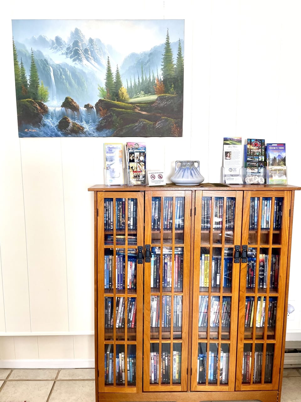Dvd collection.
