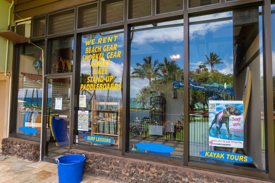 On Site Beach Rental Gear