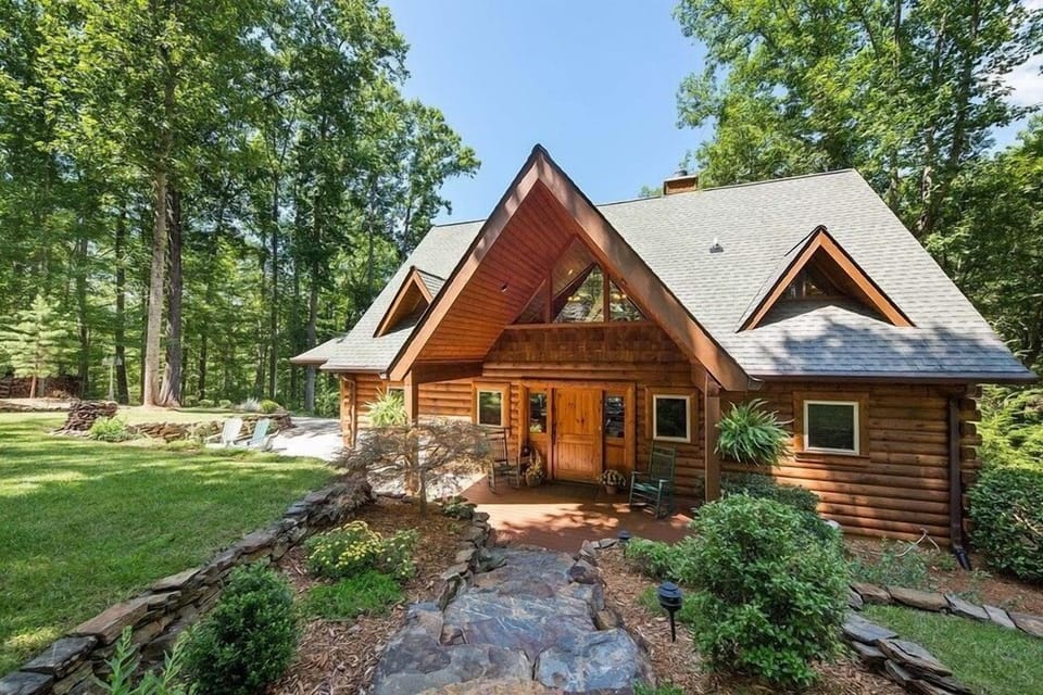 Nestled amongst the trees
