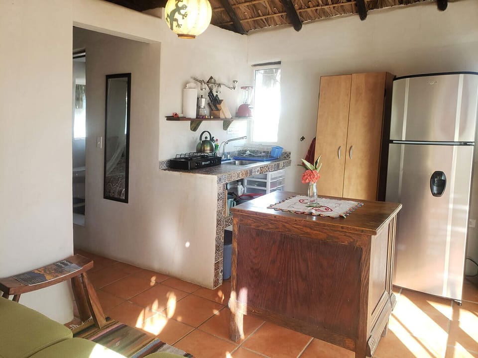 Kitchen and living room