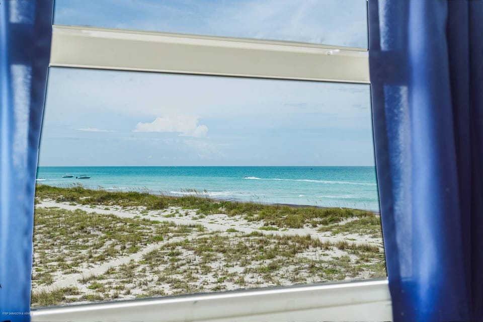Ocean views from the kitchen window!