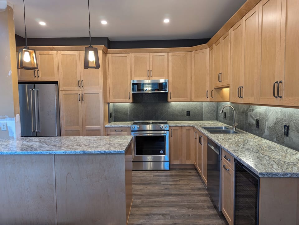 Kitchen refurbished and with new appliances